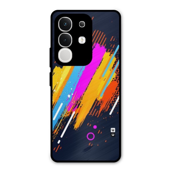 Abstract Shades Metal Back Case for iQOO Z10x