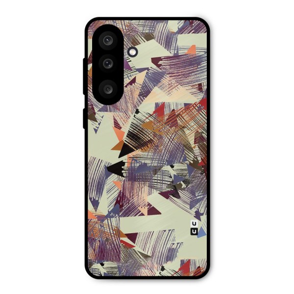 Abstract Sketch Metal Back Case for Galaxy M56