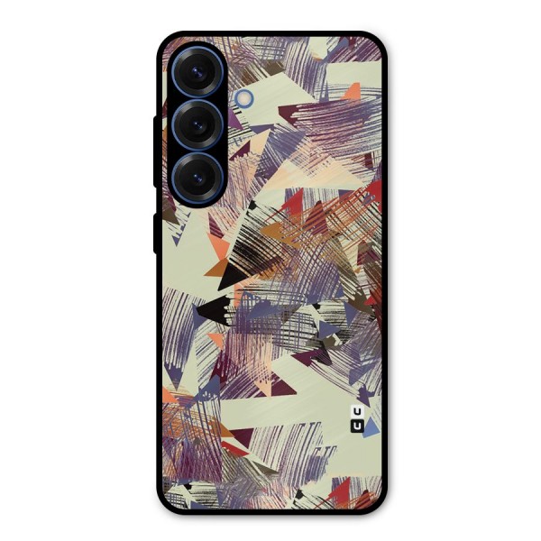 Abstract Sketch Metal Back Case for Galaxy S25