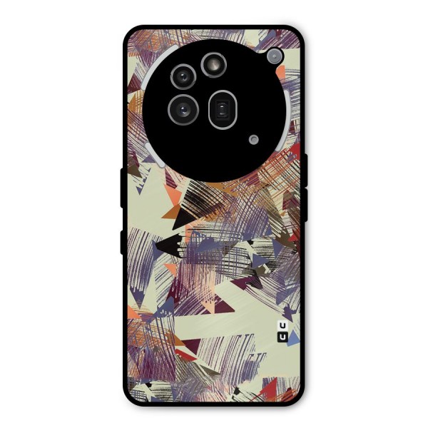 Abstract Sketch Metal Back Case for Nothing Phone 3a Pro