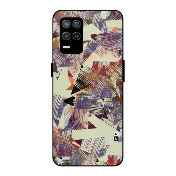 Abstract Sketch Metal Back Case for Realme 9 5G