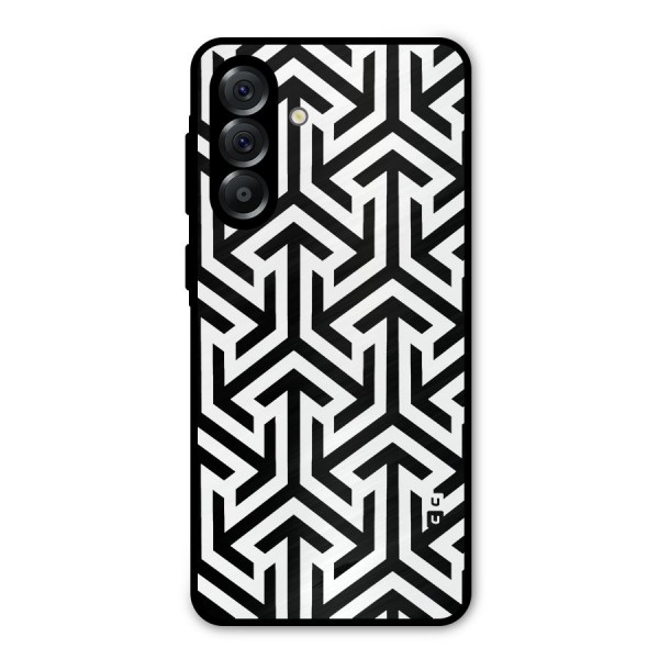 Abstract Triple Arrows Metal Back Case for Galaxy A36