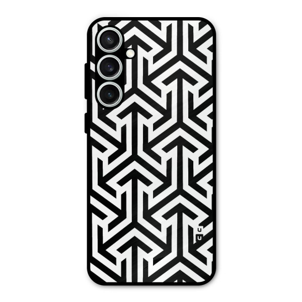 Abstract Triple Arrows Metal Back Case for Galaxy S23 FE