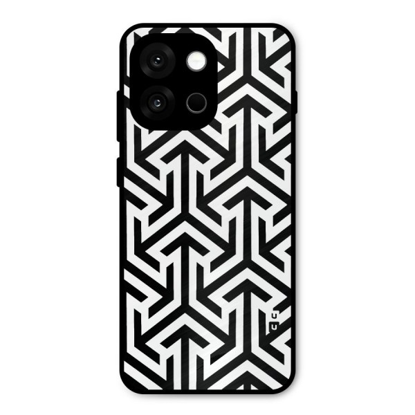 Abstract Triple Arrows Metal Back Case for OnePlus 13s
