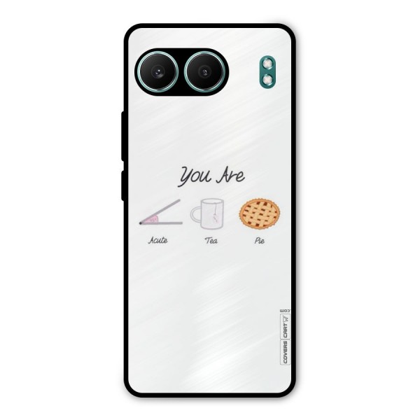 Acute Tea Pie Metal Back Case for OnePlus Nord 4