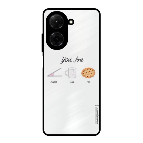Acute Tea Pie Metal Back Case for Poco C71