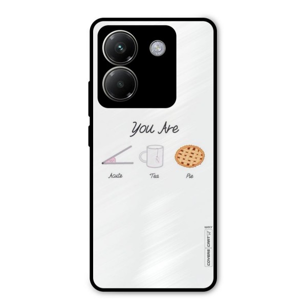 Acute Tea Pie Metal Back Case for Poco M7 Pro 5G