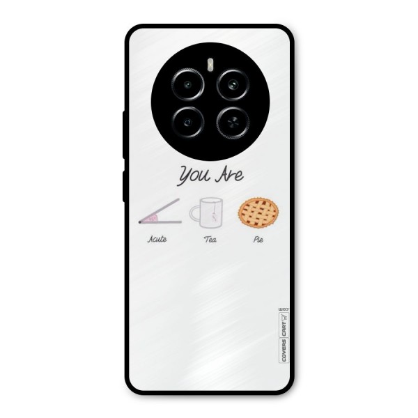 Acute Tea Pie Metal Back Case for Realme P1