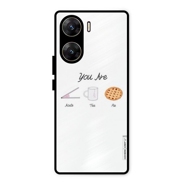 Acute Tea Pie Metal Back Case for Vivo V29e