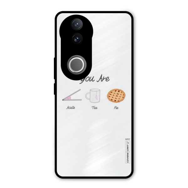 Acute Tea Pie Metal Back Case for Vivo V50e