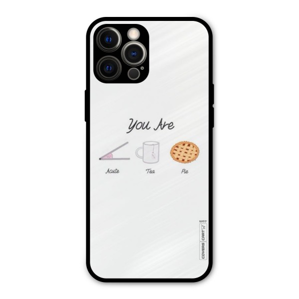 Acute Tea Pie Metal Back Case for iPhone 12 Pro Max