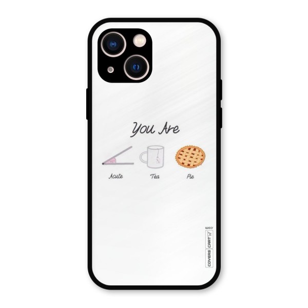 Acute Tea Pie Metal Back Case for iPhone 13
