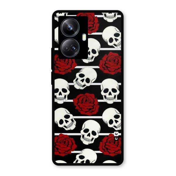 Adorable Skulls Metal Back Case for Realme 10 Pro Plus