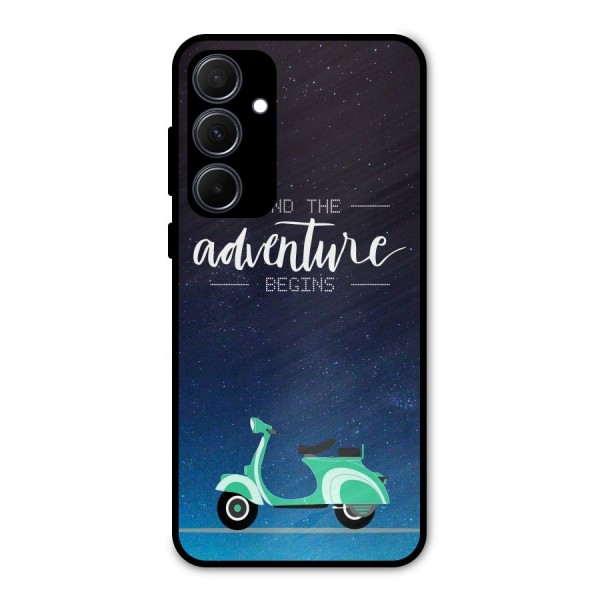 Adventure Scooter Metal Back Case for Galaxy A35
