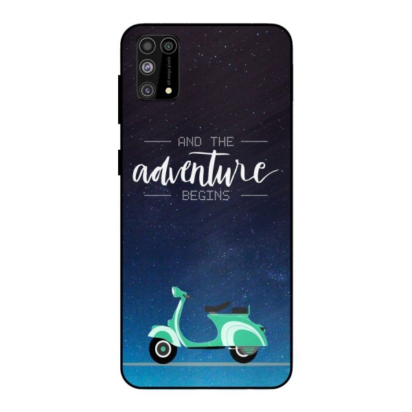 Adventure Scooter Metal Back Case for Galaxy F41
