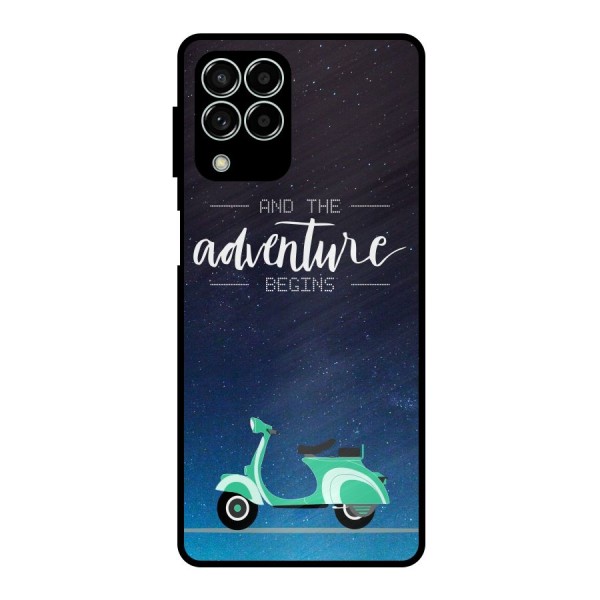 Adventure Scooter Metal Back Case for Galaxy M33