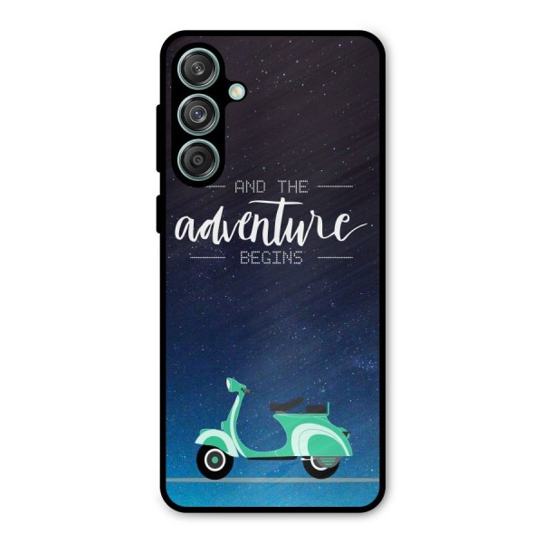 Adventure Scooter Metal Back Case for Galaxy M55 5G
