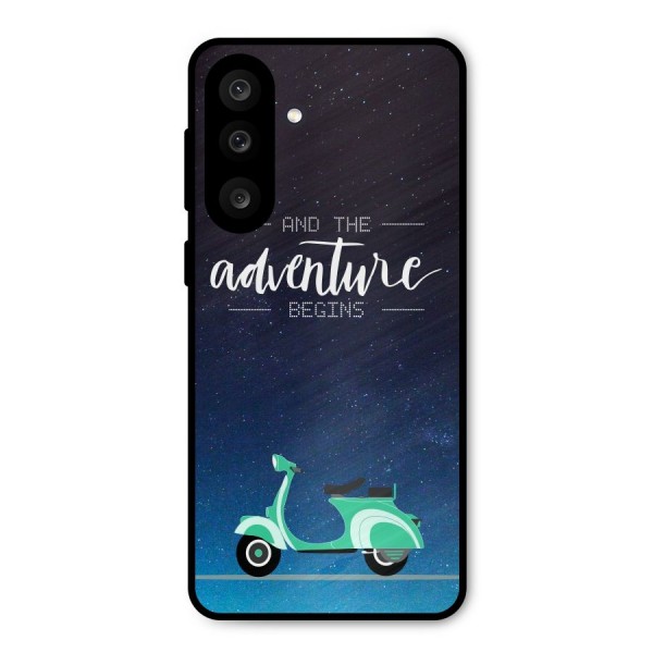 Adventure Scooter Metal Back Case for Galaxy M56