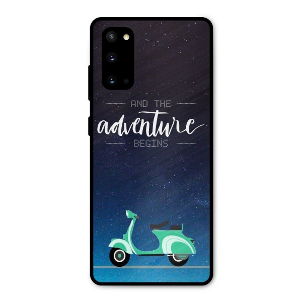 Adventure Scooter Metal Back Case for Galaxy S20