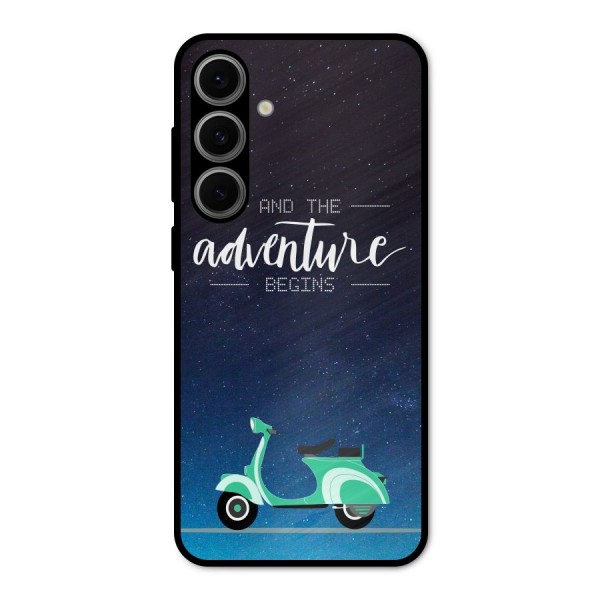 Adventure Scooter Metal Back Case for Galaxy S24 FE