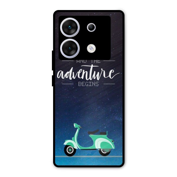Adventure Scooter Metal Back Case for Infinix Zero 30 5G