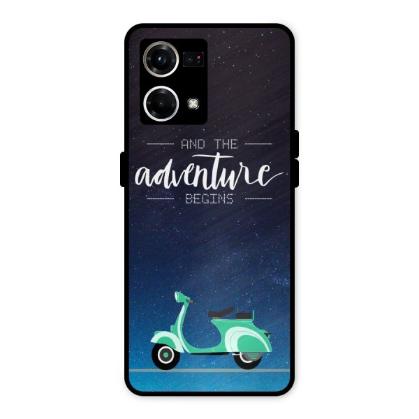Adventure Scooter Metal Back Case for Oppo F21 Pro 4G