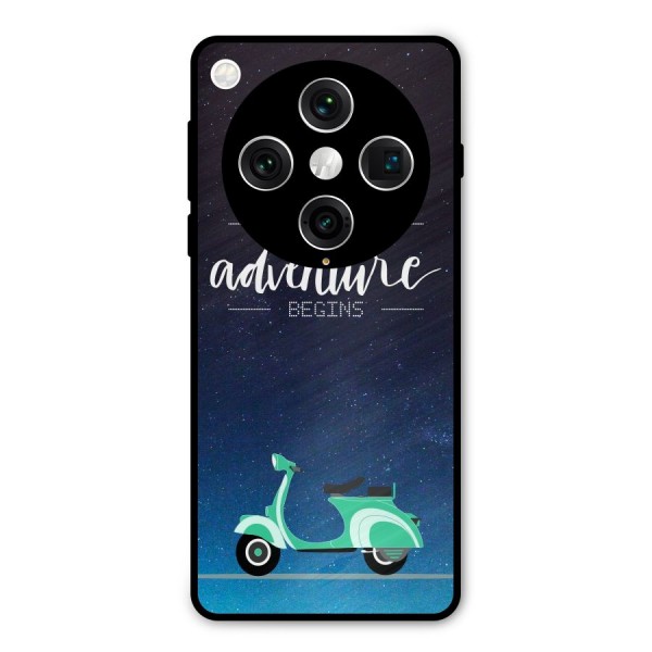 Adventure Scooter Metal Back Case for Oppo Find X8 Pro