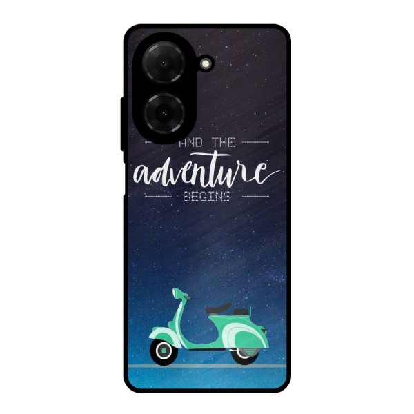 Adventure Scooter Metal Back Case for Poco C71