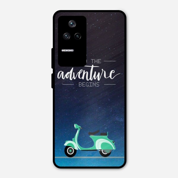 Adventure Scooter Metal Back Case for Poco F4 5G