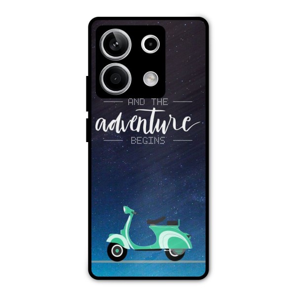 Adventure Scooter Metal Back Case for Redmi Note 13 5G