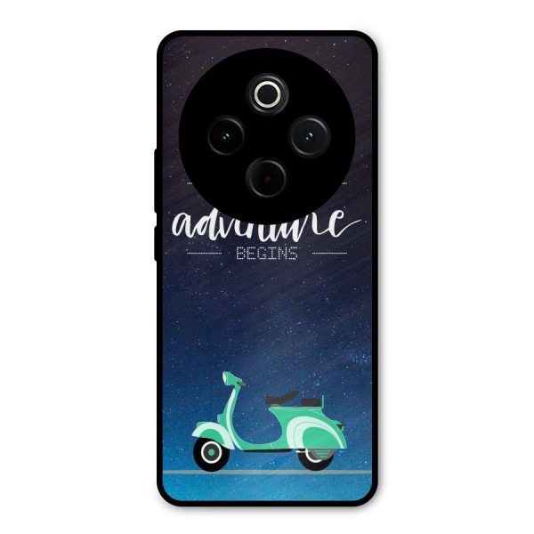 Adventure Scooter Metal Back Case for Vivo T4