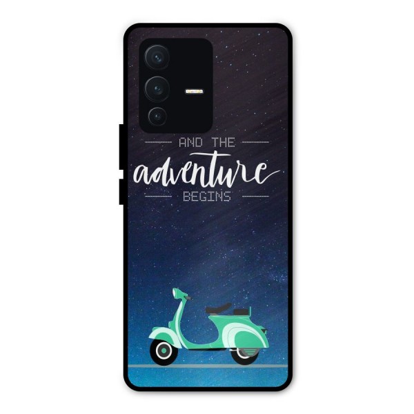 Adventure Scooter Metal Back Case for Vivo V23 Pro