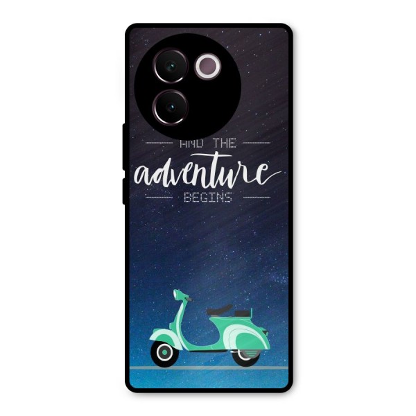 Adventure Scooter Metal Back Case for Vivo V30e