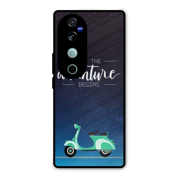 Adventure Scooter Metal Back Case for Vivo V40