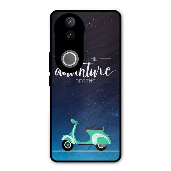 Adventure Scooter Metal Back Case for Vivo V50e