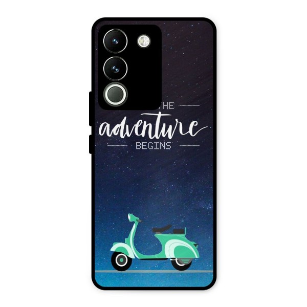 Adventure Scooter Metal Back Case for Vivo Y200