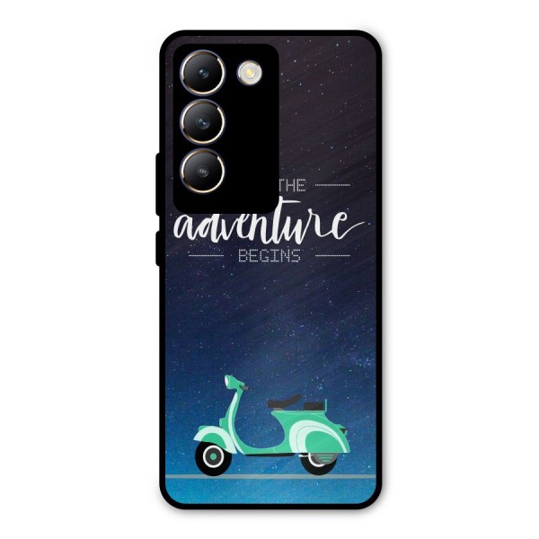 Adventure Scooter Metal Back Case for Vivo Y200e