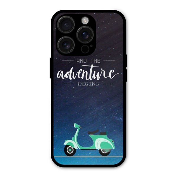 Adventure Scooter Metal Back Case for iPhone 16 Pro