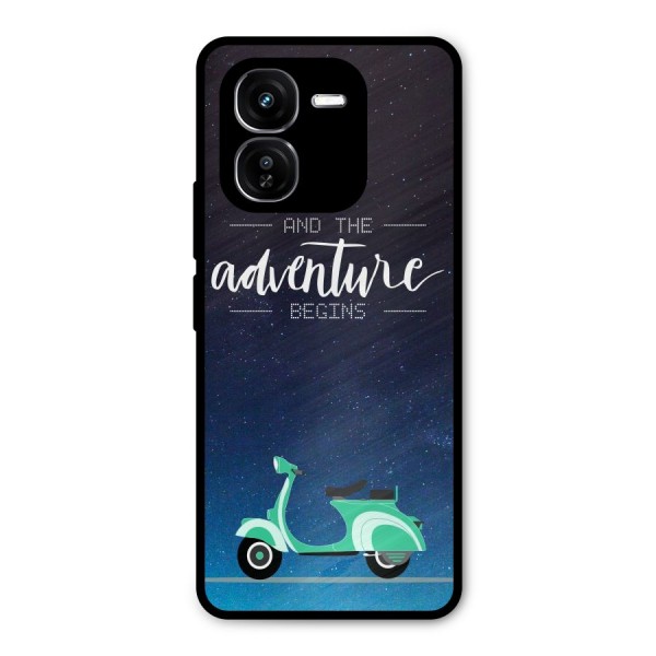 Adventure Scooter Metal Back Case for iQOO Z9x