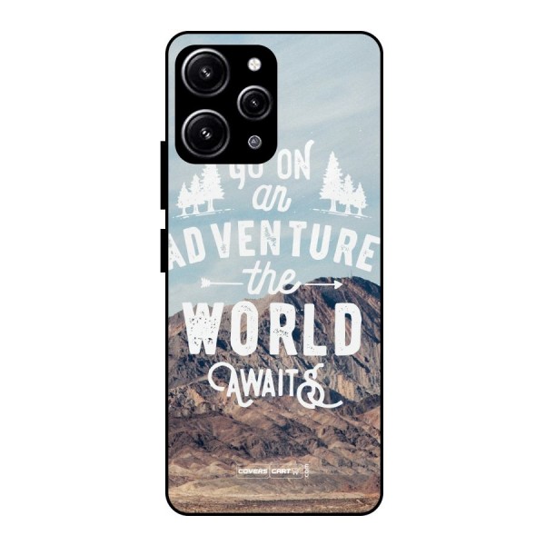 Adventure World Glass Back Case for Redmi 12 4G