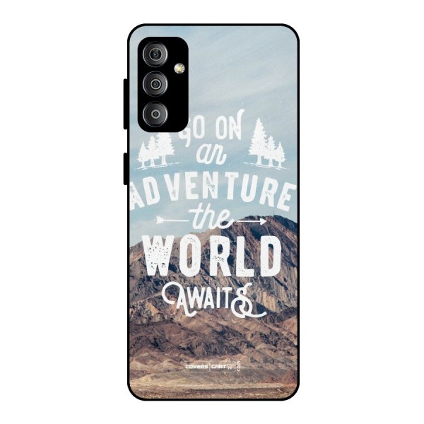 Adventure World Metal Back Case for Galaxy F23