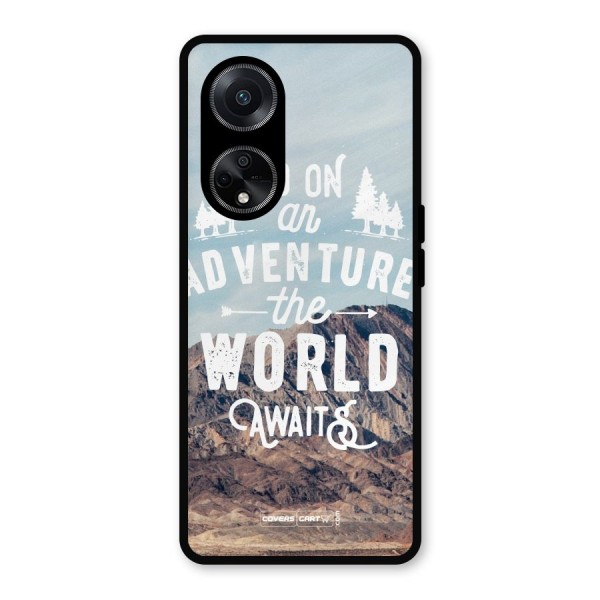 Adventure World Metal Back Case for Oppo F23