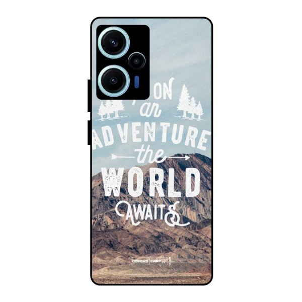 Adventure World Metal Back Case for Poco F5
