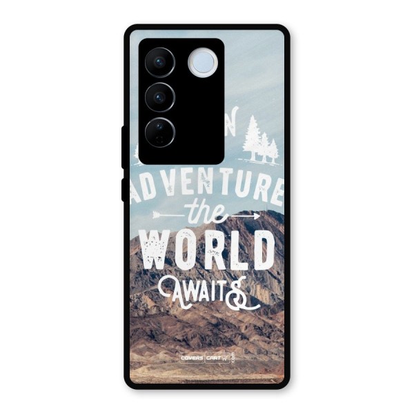 Adventure World Metal Back Case for Vivo V27 Pro