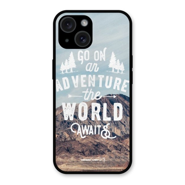 Adventure World Metal Back Case for iPhone 15