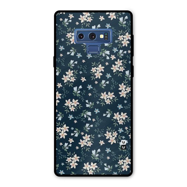 Aesthetic Bloom Metal Back Case for Galaxy Note 9