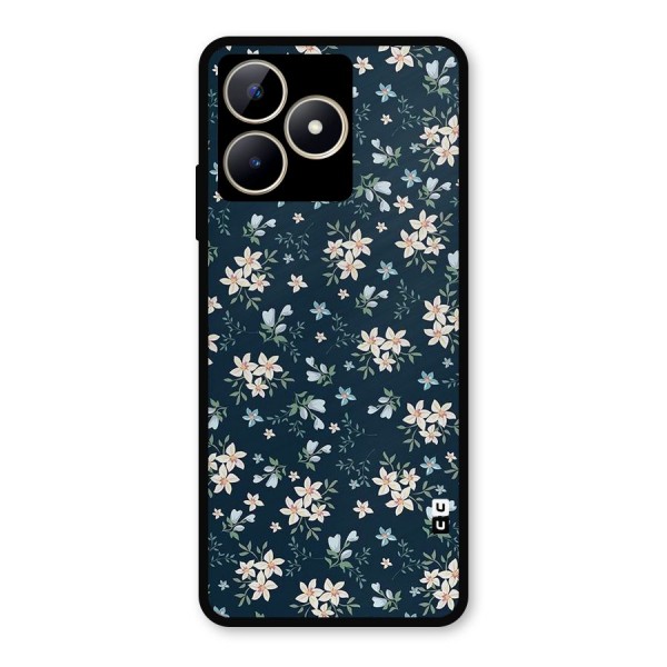 Aesthetic Bloom Metal Back Case for Realme C53