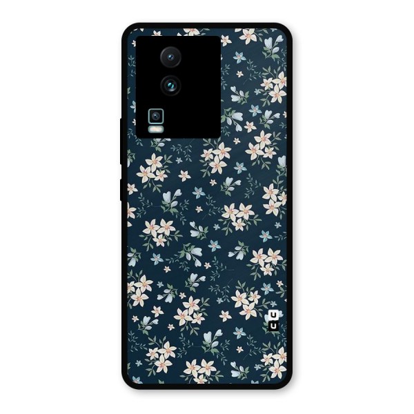 Aesthetic Bloom Metal Back Case for iQOO Neo 7 Pro