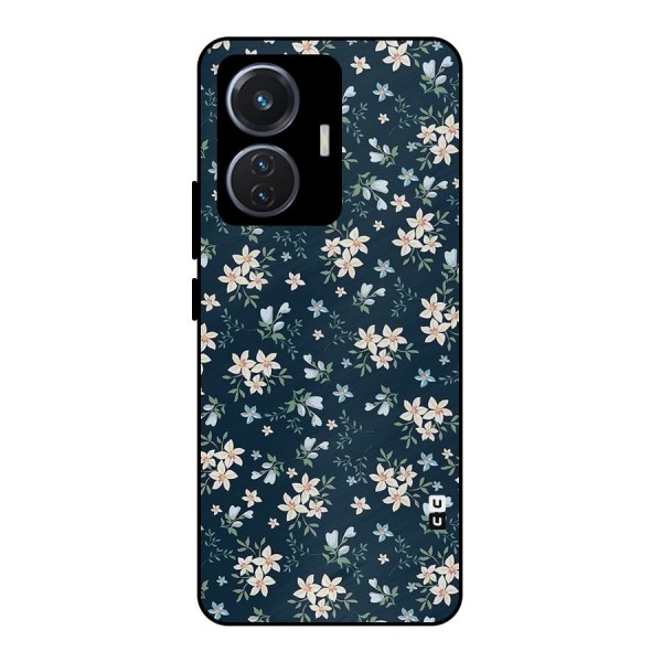 Aesthetic Bloom Metal Back Case for iQOO Z6 44W