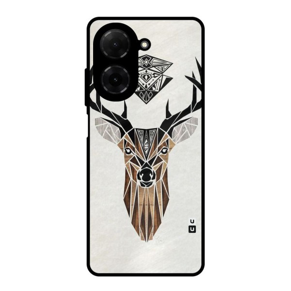 Aesthetic Deer Design Metal Back Case for Redmi A5 4G